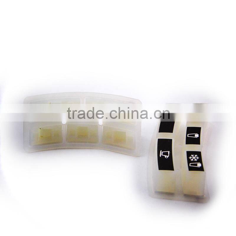Factory custom silicone button, conductive silicone single button, OEM silicone push button
