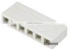 surface mount rj45 rj11 outlet box
