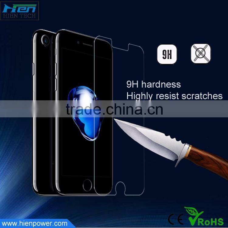 9H 0.33mm 2.5D tempered glass screen protector for iphone 7 plus