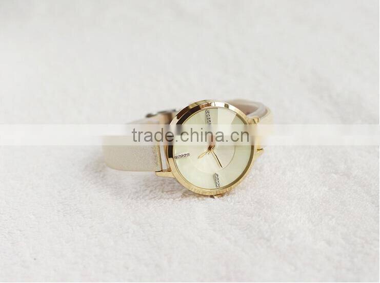 Leather Strap Quality Fashion Girls Wrist Watches