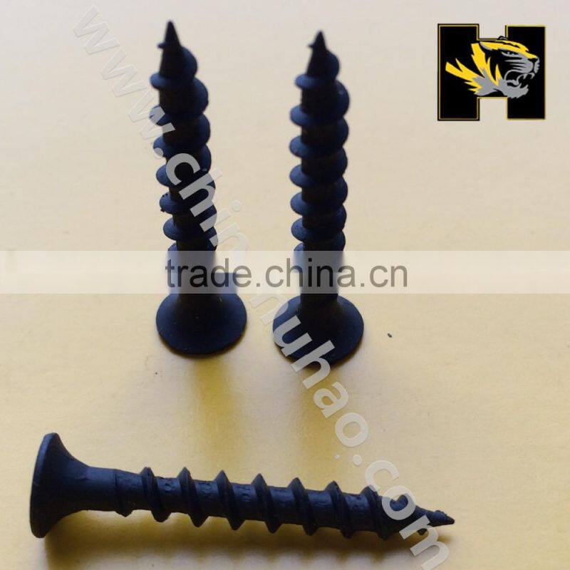 coating black/grey/white trumpet head screw for drywall