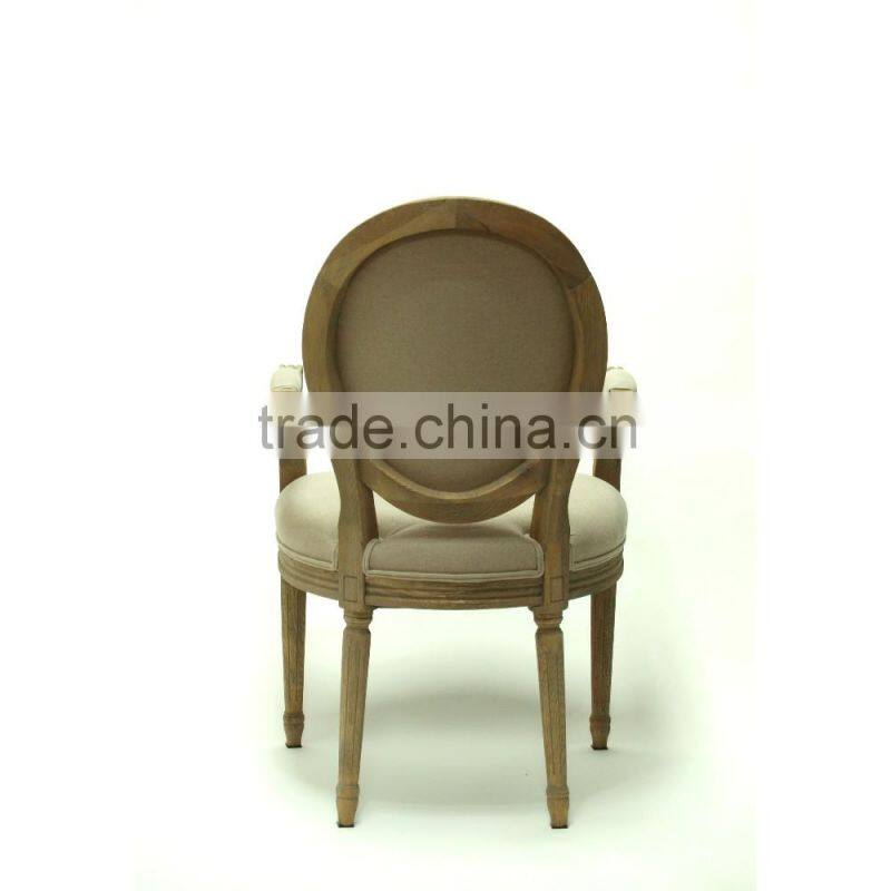 Antique wood fabric cushion chair hand carved teak wood chairs