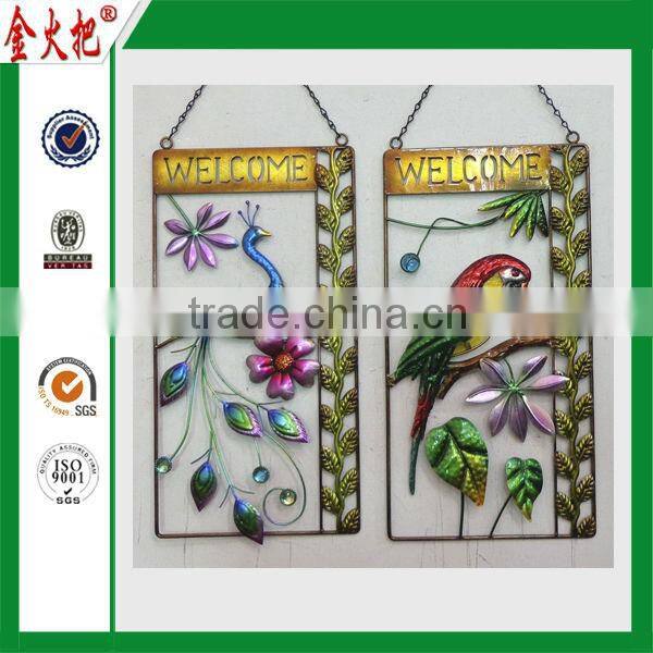 Hot Sell Delicate Multicolor bird home art wall decoration