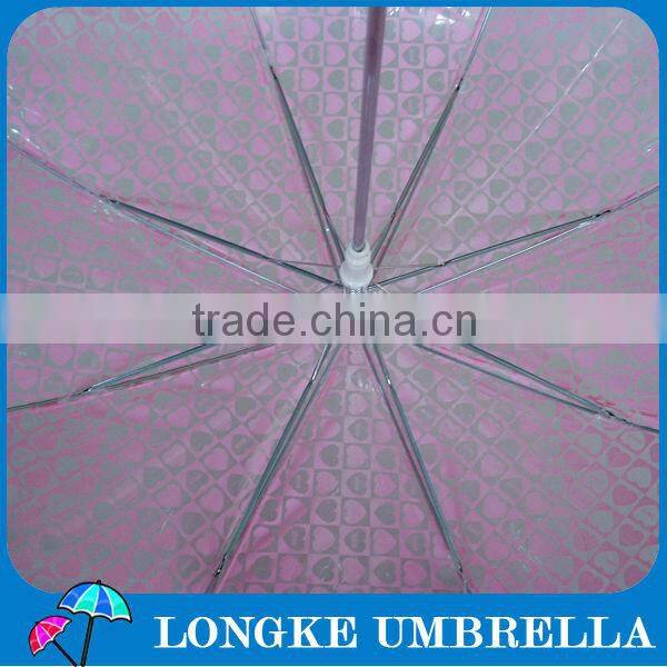 Shangyu modern design dependable performance color transparent umbrella