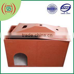 Double plastic pig feed water trough