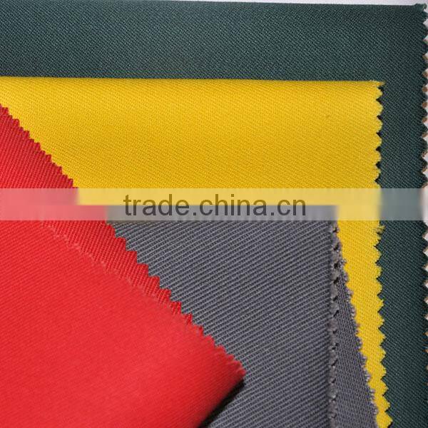 flame retardant fabric, 65% polyester 35% cotton twill work wear fabrics 16*12 108*56 280gsm
