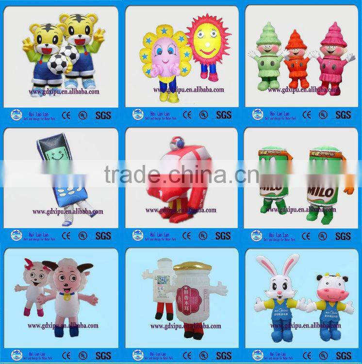 Customized Inflatable Moving Cartoon Mascot Inflatable Cartoon Character
