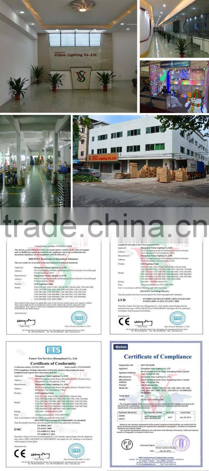 IP65 Christmas led caribou motif light with led neon aluminum frame