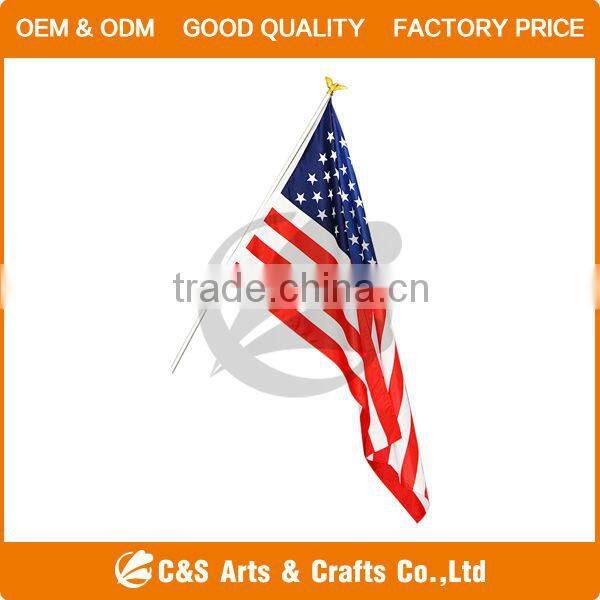 100% Polyester or Nylon custom Flag / Embroidered Flag