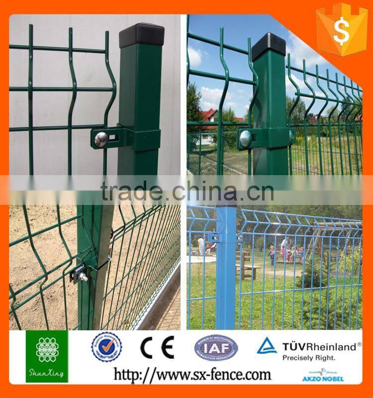Hot Sales Galvanized welded wire security mesh folded fence