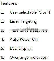 HT-890 thermometer infrared temperature meter laser thermometer