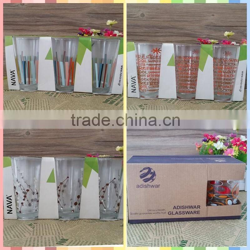 300ml glass tumbler sets for gifts from cattelan glassware