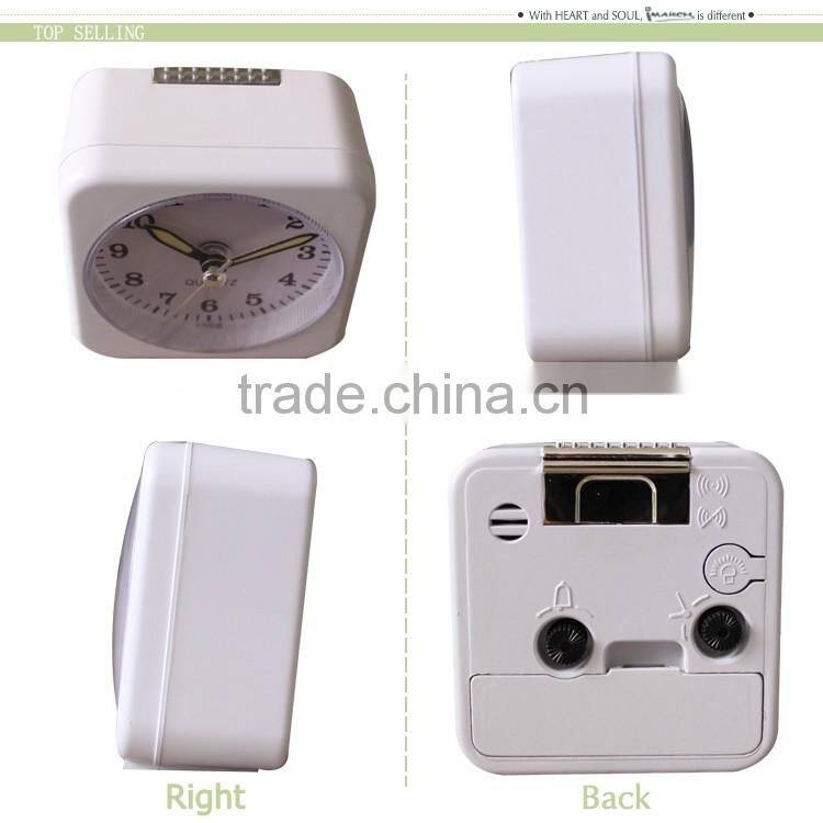 BB06702 travel alarm clock with light/selling well all over the world