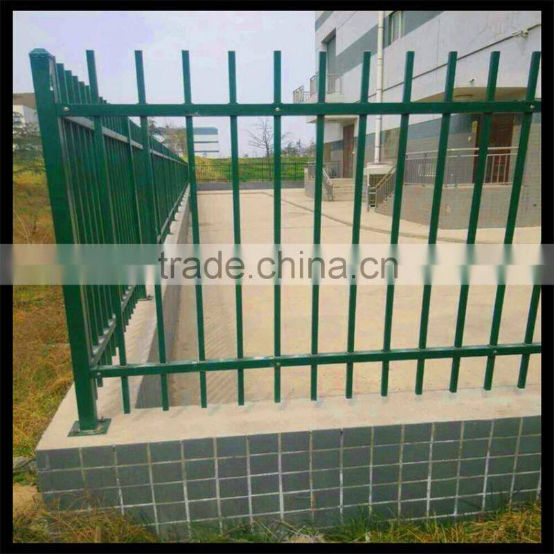 Sale Security Ornamental Powder Coated Galvanized Steel Fence