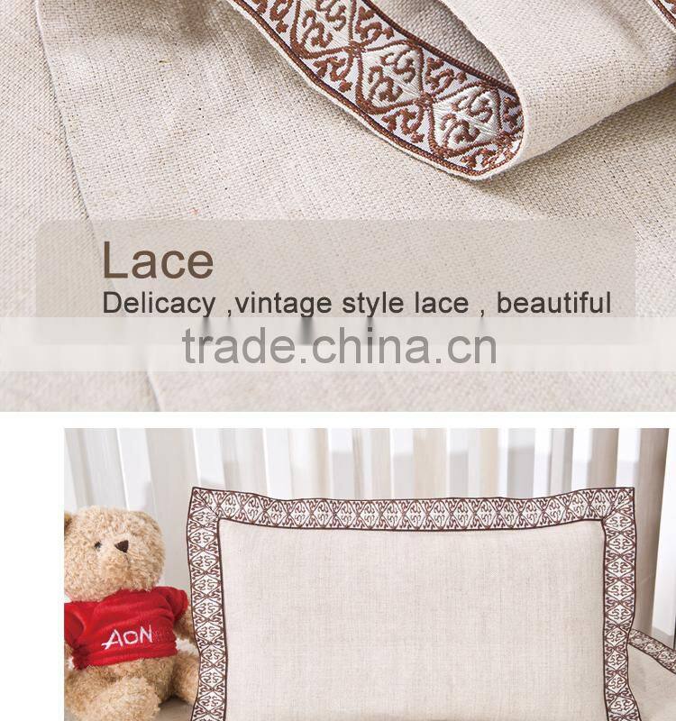 100% linen flax baby and child mat baby pillow & bolster set for summer with pillow