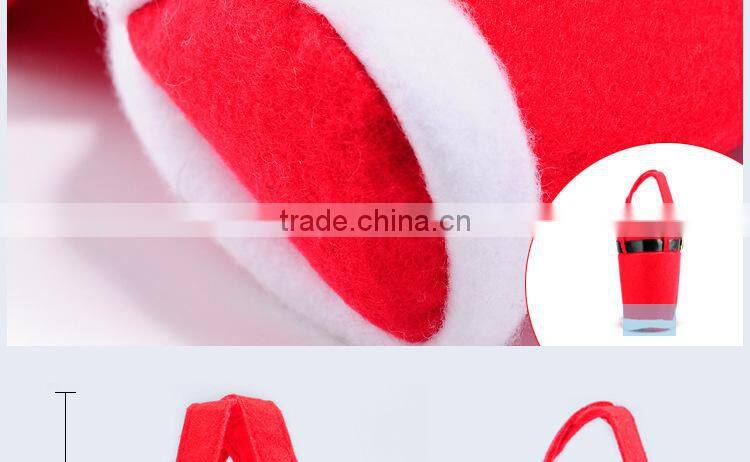 Christmas Tree Table Decoration Gift Toy Wedding Candy Handbag Santa Pants Treat Bag