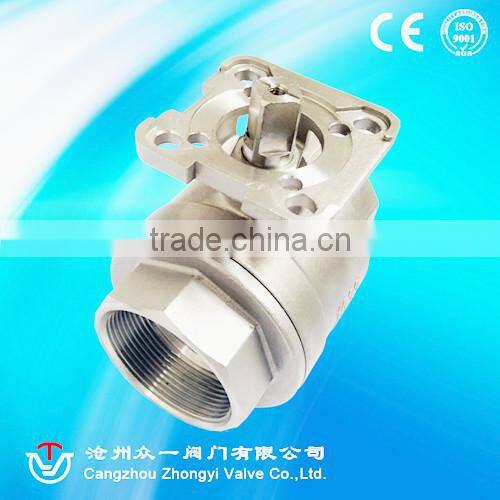 manufacturer of stainless steel 2pc thread ball valve
