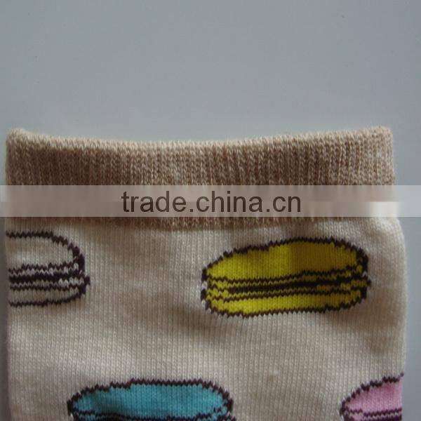GSW-125 custom latex free high quality colorful cotton women socks