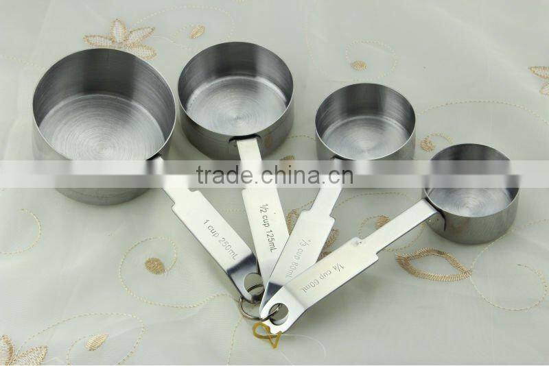 2015 best seller stainless steel measuring spoon/measuring cup, 4 in 1