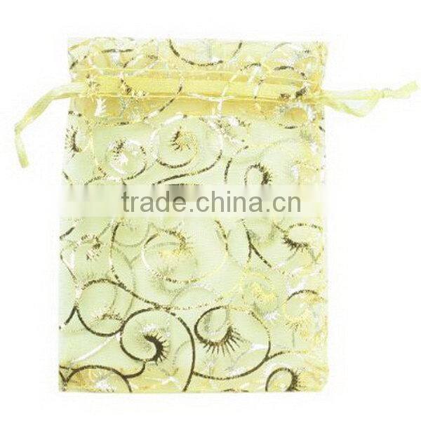 Economic latest silk organza bag