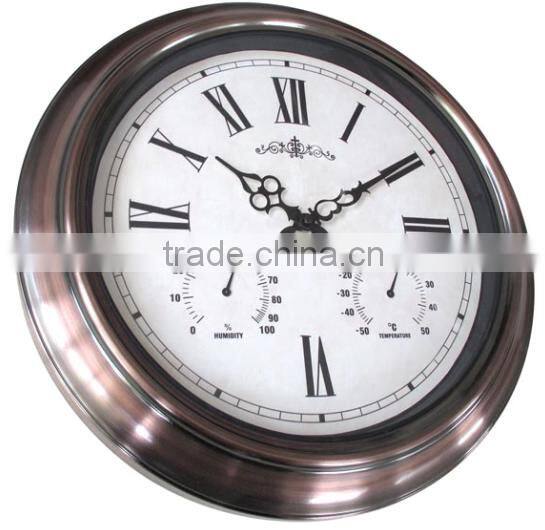 18 inch Big Size Weather Station Clock Antique Wall Clock For Sale