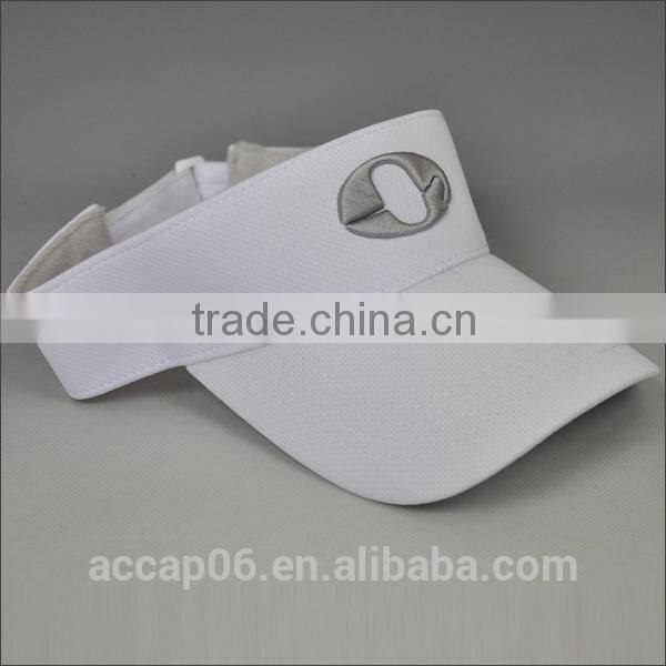embroidery design sunvisor cap hat/funny visor hats