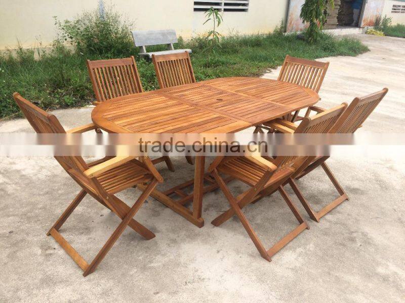 vietnam acacia wood garden furniture dining set