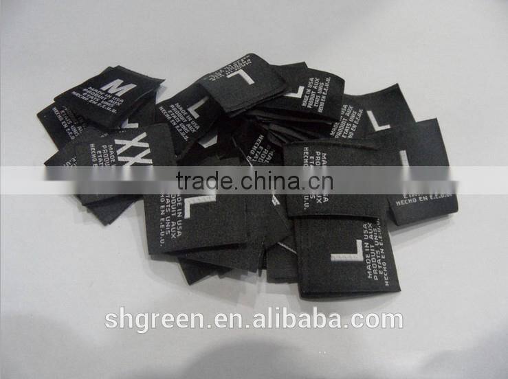 high density fabric neck tags for suits