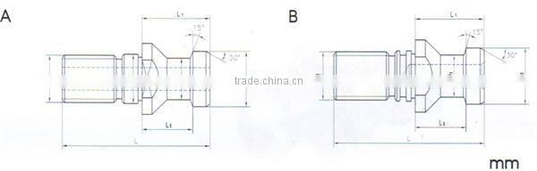 cnc machine tools DIN69872 pull stud