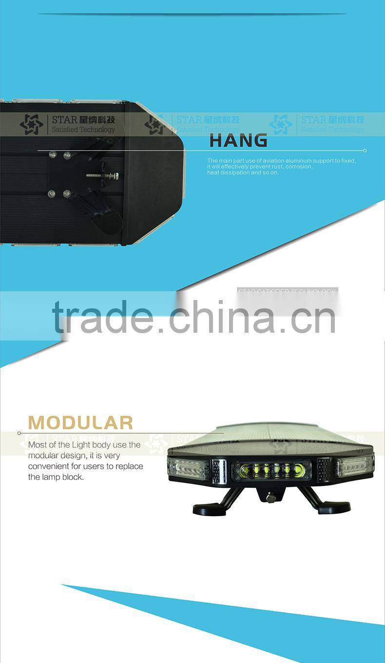 CE Rohs certificated 12V slim led lightbar led warning light TBD-6E905-1