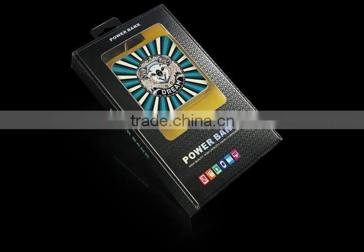 2015 hot sale digital power indicate magic square power bank 6000mah