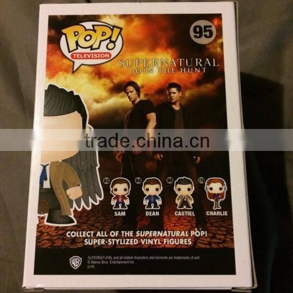 custom funko plastic figurine/3d figure/plastic characters toy