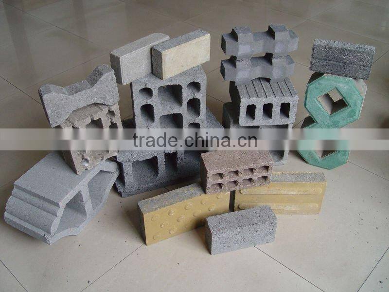 Hydraulic automatic block machine for paving brick and concrete block