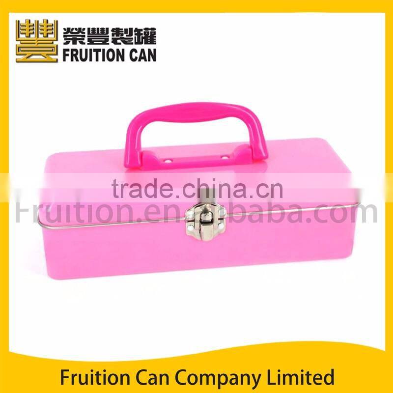 Rectangular Tool Tin Metal Craft Container