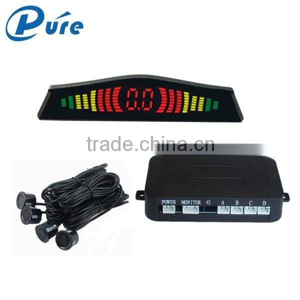 2016 Hot Selling Factory Price 4 Sensor Car Parking Sensor LED Display Car Reverse Radar System with LED Display