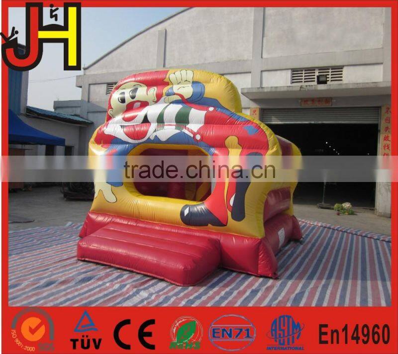 Circus clown inflatable bouncer for sale, inflatable bounce with obstacles