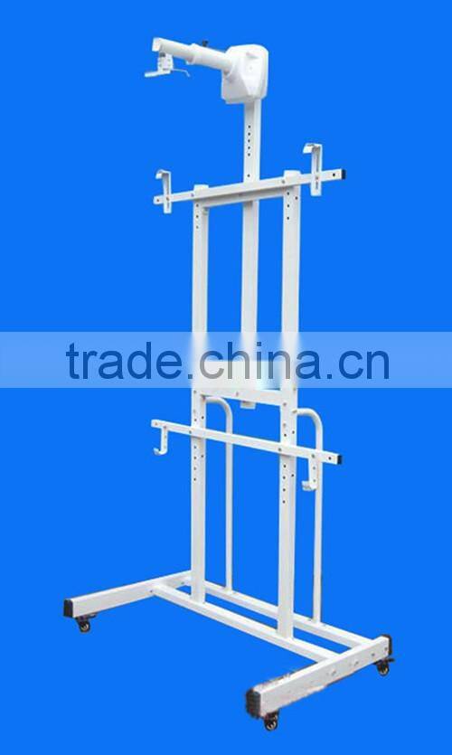 Height adjustable short throw projector mobile stand for IWB interactive whiteboard