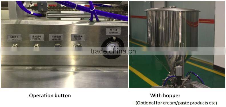 Semi Automatic Pneumatic Cosmetic Cream Filling Machine