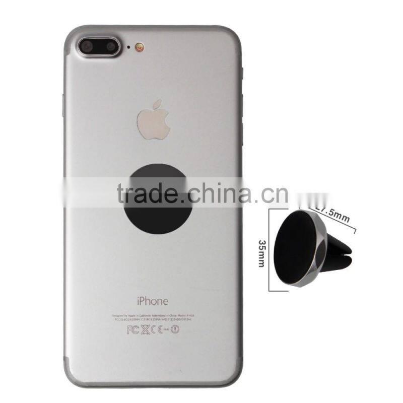 Universal rotating portable mini air vent magnetic mobile cell phone stand mount car holder