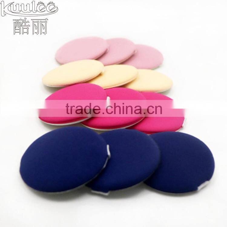 Factory sale round shaped make up cotton loose powder sponge