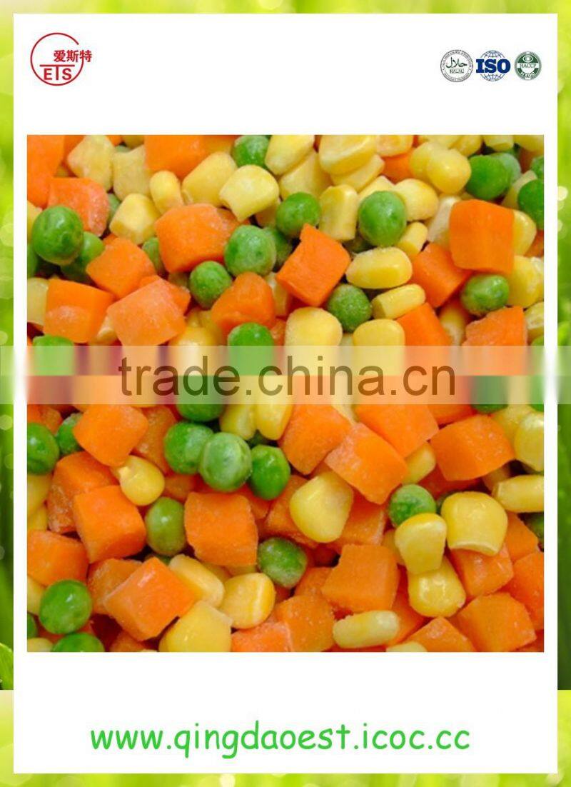 Expor bulk Chinese products high quality frozen mixed vegetables