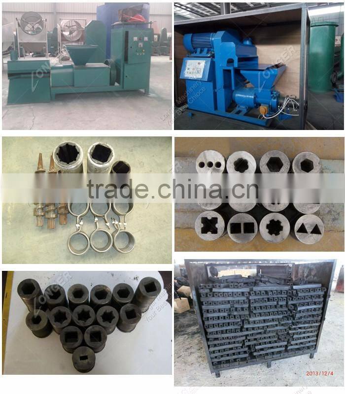 Wood Waste Recycle Wood Charcoal Making Machine/Sawdust Briquette Machine