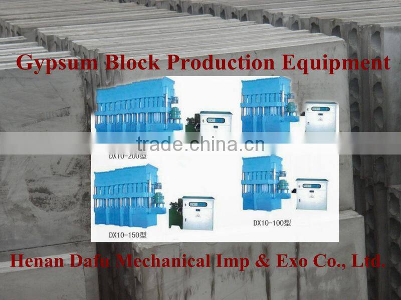 Gypsum Block making Machines