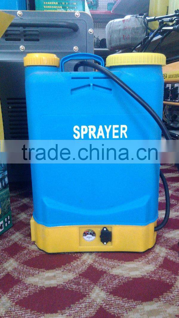16L Electric Knapsack Sprayer Plastic Rechargeable Battery Backpack Sprayer