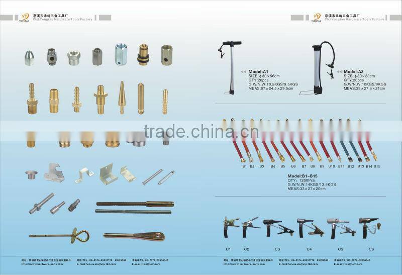 pump parts , pump connector for A/V or E/V or F/V, bicycle pump hose, schrader screw and presta screw