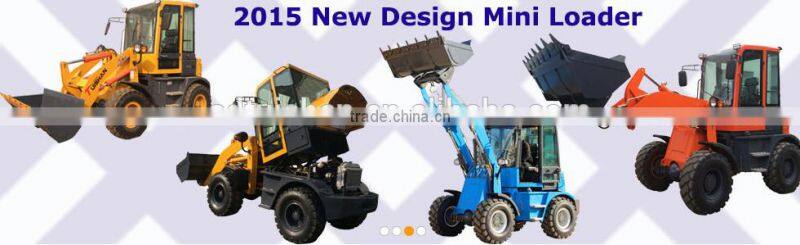 1000kg garden equipment mini wheel loader for forest