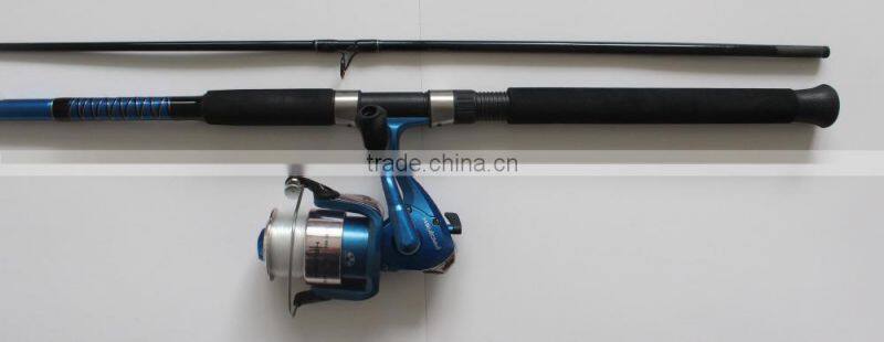 Blue Spinning Fishing rod and reel combo