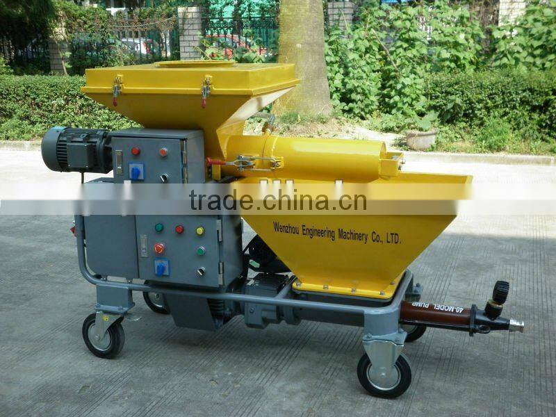 JP40-W Continuous mortar mixer advanced rendering equipment