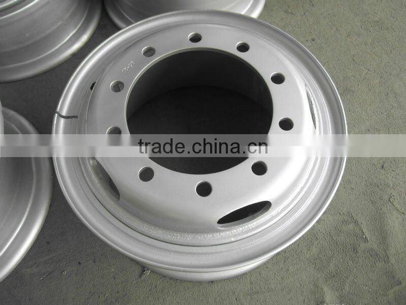 semi truck wheel rims 7.0-20/rim body and lock ring/disc