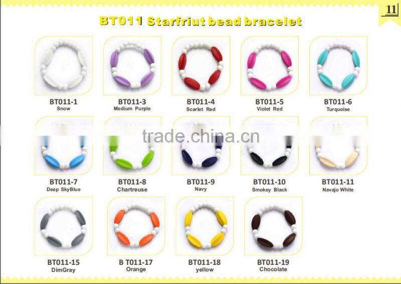 Food Grade Silicone Custom Lovely Bracelet for Baby Chewing